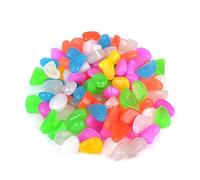BESPORTBLE 100piezas Guijarros Luminosos para y Piedras Fluorescentes para Decoración De Peceras y