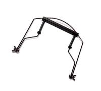 BESPORTBLE 10agujeros Soporte Para Armónica Metálico Negro Para Cómodo Para Cuello Accesorio Resistente De Acero Inoxidable Para Instrumento Musical De Boca