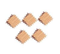 BESPORTBLE 10piezas Baldosas De Eva De Madera Interconectables Alfombrillas De Suelo para Habitaciones Tapetes Antideslizantes para Ejercicios y Estilo