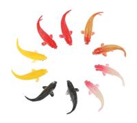 BESPORTBLE 10Piezas Estatua de Artificial Miniatura de Acuario Decoración de Peces Simulados para Peceras Adorno de Paisajismo Acuático Peces