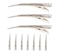 BESPORTBLE 10piezas Horquilla De De Grulla Coreana Pinzas Huecas Pelo Pinza Forma Accesorios Pelo De Boda Para Mujer Uso Diario