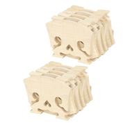 BESPORTBLE 10piezas Puentes De Violín Madera De Arce Con Diseño Forma De Corazón Accesorios Duraderos Para Mejorar El Tono Reemplazo Práctico Para Violines Acústicos Compacto y Estilo Clásico