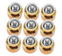 BESPORTBLE 10piezas Sombrero De Cambio Para Guitarra Eléctrica Tapas De Plástico Doradas Accesorios De Guitarra Para Punta De Palanca y Perilla De Cambio