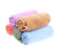 BESPORTBLE 10piezas Toalla De Baño De Vellón Coral Para Bebés Toallas Absorbentes De Agua Toallitas Reutilizables Para Recién Nacido Suave y Cómoda Para Uso Diario Casa Parque