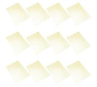 BESPORTBLE 12 Hojas de Filtro de Luz de Color Amarillo de PVC Duraderas y Ligeras para Iluminación en Teatro y Film, Paquete de 12 para Fotógrafos y Diseñadores de Luz