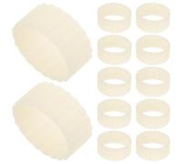 BESPORTBLE 12 Piezas Adaptadores para Velas Cónicas de Silicona Anillos Antideslizantes para Base Estable Sujetavelas Aplicables para Candelabros Bodas y Decoración Navideña