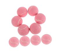 BESPORTBLE 12 Piezas Bolas de Tenis de Alta Elasticidad para Entrenamiento Pack para Principiantes y Interior y Exterior para Masaje y Fitness Color Rosa