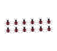 BESPORTBLE 12 Piezas De Decoración En Miniatura Decoración Artística De Jardín De Metal Apliques Adornos Decoraciones De Jardín Decoración De 3D Al Aire Libre Esculturas De