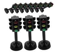 BESPORTBLE 12 Piezas Infantil para Educación Temprana Simulado de Luz de Tráfico Juguete Educativo para Actividades de Aprendizaje y Decoración de Tráfico