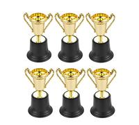 BESPORTBLE 12 Piezas Mini Copa De Trofeo De Premio De Oro Trofeos De Premio De Oro Trofeos Dorados De Plastico Mini Trofeos Copas De Trofeo De Premio De Oro Niño Personalizado La Medalla