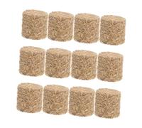 BESPORTBLE 12 Piezas Mini Fardos de Heno Decorativos para y Casa de Muñecas Accesorios para Paisajismo Miniatura y Decoración