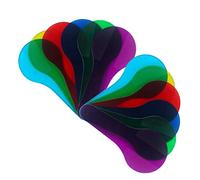 BESPORTBLE 12 Piezas Paletas de Color Translucidas para Herramienta de Aprendizaje de Instrumentos Ópticos para Educación Infantil