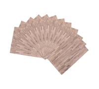BESPORTBLE 12 Piezas Scale Wood Grain Peel Stick Paper Self-Adhesive House Floor Decals For Dollhouse Renovation