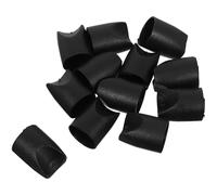 BESPORTBLE 12 Unidades Tapas Negras en Forma de V para Patas de Sillas Plegables Metálicas Acolchadas, Estabilizadores Resistentes de PP Que Mejoran la Estabilidad y Protegen el Suelo
