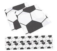 BESPORTBLE 120 Piezas Servilletas de Papel Fútbol para Fiestas Diseño Desechables para Cumpleaños y Celebraciones Deportivas para Decoración Temática de Fútbol