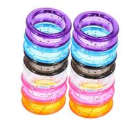 BESPORTBLE 12pcs Anillos De Silicona Para Tijeras Protector De Dedos Anillo De Tijera Accesorio Para Herramientas De