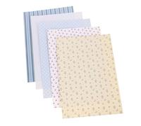 BESPORTBLE 15 Hojas Papel Pintado para Casa de Muñecas Autoadhesivo Fondo DIY Decorativo para Habitaciones Papel de Pared Miniatura Seguro y Fácil de Aplicar