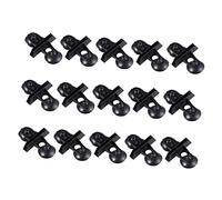 BESPORTBLE 15 Piezas Abrazadera De Placa De Pecera Acuario De Frasco Separador De Peceras Filtros De Pecera Decoraciones De Peceras Tapa De Pecera Pequeña Pecera Tanque Black
