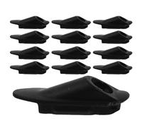 BESPORTBLE 15 Piezas Abrazadera para Cable de Freno de Bicicleta de Plástico Negro Diseño Embebido, Soporte para Línea de Freno para Varios Tipos de Bicicletas, Instalación Fácil y Ordenada