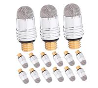 BESPORTBLE 15 Piezas External Thread Replacement Stylus Tips Capacitive Mesh Pen Nibs For Touch Screen Tablets and Phones Conductive Fiber Tip For Precise Drawing and Writing