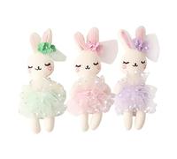 BESPORTBLE 15 Piezas Muñecas de Peluche Rellenas para Accesorios Diademas Suaves Juguetes de Animal de Colores Pastel para Decoración y Infantil