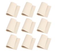 BESPORTBLE 15 Piezas Piel Sintética Beige para Practicar Tatuajes y Cejas Textura Flexible Similar a Tejido Cutáneo, Adecuado para Principiantes y Artistas en Brazos o Espalda