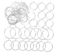 BESPORTBLE 150piezas Accesorios Para Pendientes Aros Redondos Para Hacer Joyas Diy Círculos Para Pendientes Dijes Colgantes Para Manualidades De Joyería Para Crear Accesorios De Moda