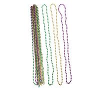 BESPORTBLE 15piezas Collares Multicolores De Cuentas Collar Festivo Decorativo Para Carnavales