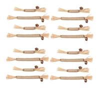BESPORTBLE 16 Piezas Juguete para La del Gato Palitos para Hámster Conejito Juguete para Conejo Pequeño Animal De Juguete Juguetes Cuerda De Mezcla Plátano