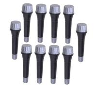 BESPORTBLE 16piezas Juguete De Micrófono para Micrófono De Plástico Falso Accesorio De para Roles para Fiestas y Actividades De Entretenimiento