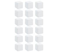 BESPORTBLE 18 Cubos de Calcio para Tortugas y Reptiles, Mejoran Calidad del Agua en Acuarios, Mineral Blanco para Alimentación Diaria y Cuidado Saludable
