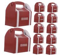 BESPORTBLE 18 Piezas Caja de Obsequio de Fútbol Cajas de Papel con Asa para Dulces Decoración de Cumpleaños de Rugby de Papel para Envolver Regalos de Rugby para Fiesta