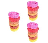 BESPORTBLE 18piezas Juguete Molar De Luffa Forma De Rodaja De Raíz De Loto para Mascotas Herramientas De Cuidado Oral Seguras para Hámsteres y Conejos Mediano Color Aleatorio
