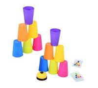 BESPORTBLE 1Juego Apilamiento para Tazas Coloridas Educativas para Aprendizaje y Desarrollo De Habilidades Sociales para Relación