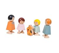 BESPORTBLE 1Juego Bloques De Madera De Personajes para Educativos De Construcción Seguro para Desarrollo Infantil