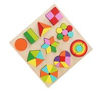 BESPORTBLE 1Juego Conjunto de Bloques de Construcción de Madera de Educativas Juguete Cognitivo Habilidades y Sociales