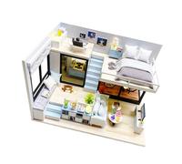 BESPORTBLE 1Juego DIY de Casa de Muñecas Miniatura de Construcción Decoración Creativa y Habilidades Sociales y Coordinación
