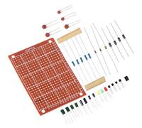 BESPORTBLE 1juego Kit de Práctica de Soldadura para Principiantes con Componentes Variados y Placa de Entrenamiento Enchufable Kit de Proyecto de Soldadura DIY para Aprendizaje y Desarrollo