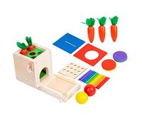 BESPORTBLE 1Juego Montessori Sensory Toy For Color Matching Coin Box Educational Toy Compact Fun For Early Math Learning and Parent Child Interaction