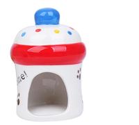 BESPORTBLE 1pieza Nido De Cerámica para Hámster Diseño De Botella De Leche Refugio Fresco y Adorable para Pequeñas Mascotas Fácil De Lavar y Portátil