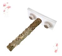 BESPORTBLE 1pieza Perchero para Aves Ventosas Soporte Práctico para Periquitos y Aves Pequeñas Estación para Mascotas Ventana o Ducha Fácil Instalación y Ejercicio para Pies y Piernas