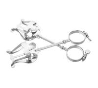 BESPORTBLE 2 Abrazaderas para Partituras de Lira para Clarinete y Trompeta, Diseño Portátil de Hierro, Soporte Resistente para Práctica y Performance, Color Plata