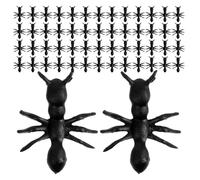 BESPORTBLE 2 Bolsas de Hormigas Negras de Juguete Realistas de PVC 500 Unidades por Bolsa Figuras Simuladas para Bromas y Decoraciones de Fiestas de Halloween Accesorio Portátil y