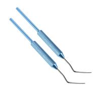 BESPORTBLE 2 Herramientas de Injerto de Abeja con Mango de Aluminio Azul, Agujas de Injerto para Apicultura, Equipo para Cría de Reinas de Colmena, Accesorio Ligero y Preciso