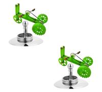 BESPORTBLE 2 Juegos Bicicleta Loro Juguetes De Escritorio Loro Bicicleta De Juguete Anillo De Pájaro De Juguete Pájaro Rompecabezas Bicicleta Juguetes Juguete Pájaro Loro El Plastico