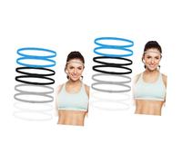 BESPORTBLE 2 Juegos Conjunto De Bandas Para El Cabello Bandeau Diademas Delgadas Ropa Deportiva Diadema De Yoga Hair Band Diadema Delgada Diademas Antideslizantes Para Mujer Tela 8 Uds * 2