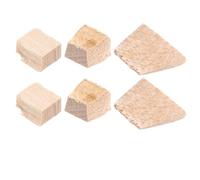 BESPORTBLE 2 Juegos de Cuñas de Madera para Violín y Violonchelo, Accesorios Profesionales para Bastón, Piezas para Instrumento de Cuerda, Tapones para Práctica y Reemplazo, Uso en Concierto