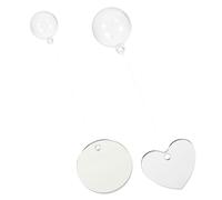 BESPORTBLE 2 Juegos De Espejos De Entrenamiento Betta Decoración De Pared para Pecera Macramé Marino Espejo para Puerta Cuenco Pegatinas Luces para Acuario Accesorios para Pecera