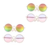 BESPORTBLE 2 Juegos De Gafas De Parodia para Perros Elegantes Y Decorativas para Gatos Cosplay para Mascotas De Moda Cómodas De Plástico 2 Unidades.