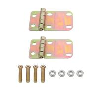 BESPORTBLE 2 juegos de piezas de repuesto para bisagras de cubo de basura, kit de reparación de pasadores de bisagra para tapa de cubo de basura, incluye tornillos, herrajes vintage para baúles de